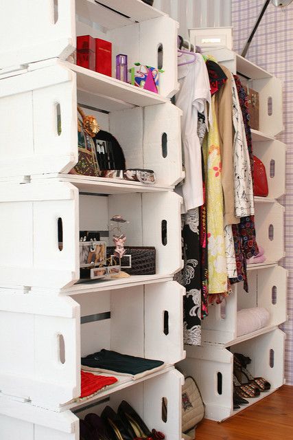 casa da cris caixote reciclado madeira closet armário de roupas