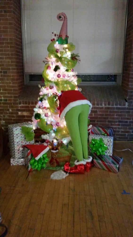 decoração engraçada pro Natal casa da cris